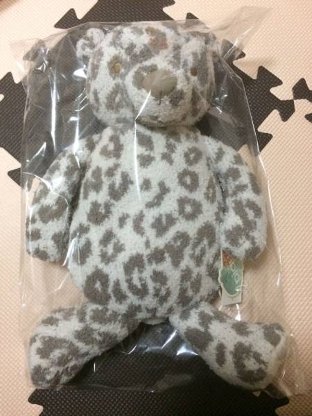 新品 ジェラートピケ レオパードベア湯たんぽ ラスト