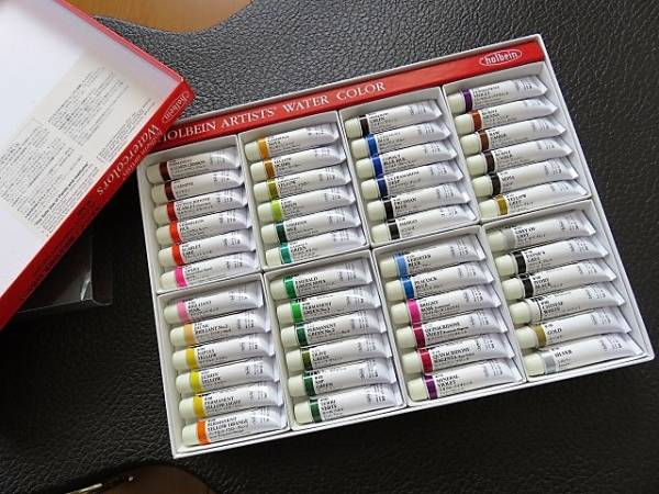 ホルベイン　透明水彩絵の具　48色　新品