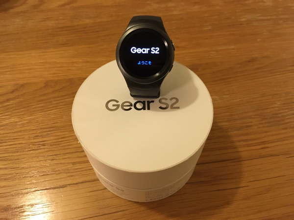 Gear S2. SAMSUNG サムスン SM-R7200ZKAXJP Dark