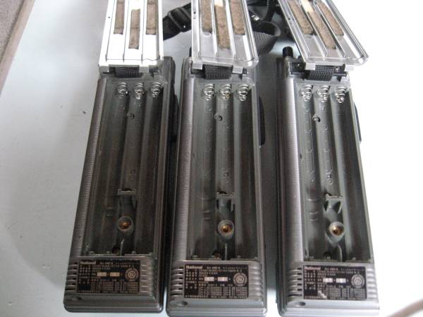 National トランシーバー 8チャンネル 500mw RJ-480 3台 National