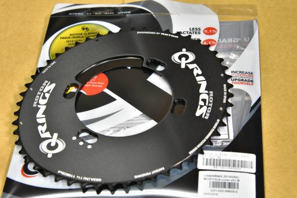 ROTOR Q-RINGS PCD110 4アーム 52T 黒 人気 【公式通販】
