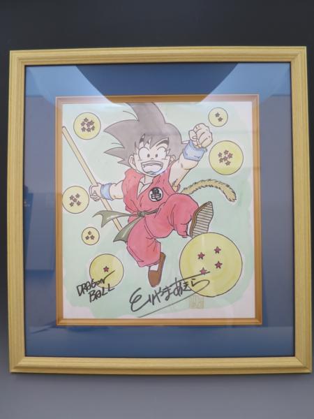 ☆ドラゴンボール/悟空/鳥山明/直筆サイン色紙☆ヤフオク年末