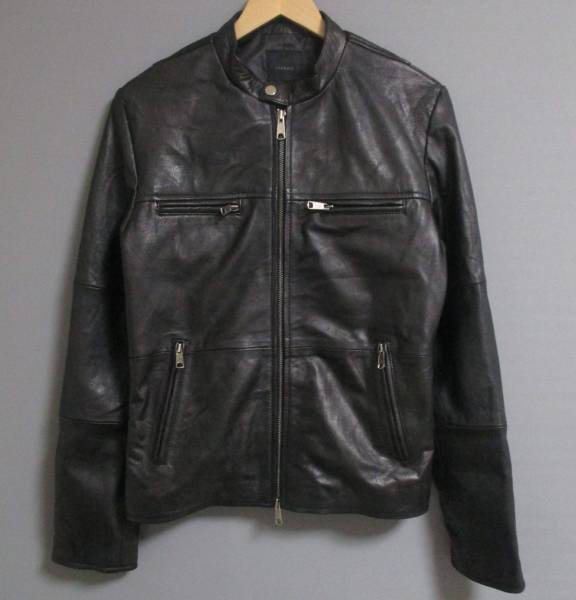 【roshell】ロシェル◆本革使用/レザー ライダースジャケット◆L
