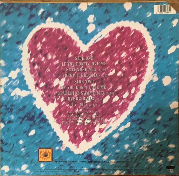 12インチ Prefab Sprout - If You Don't Love Me Extended Mix