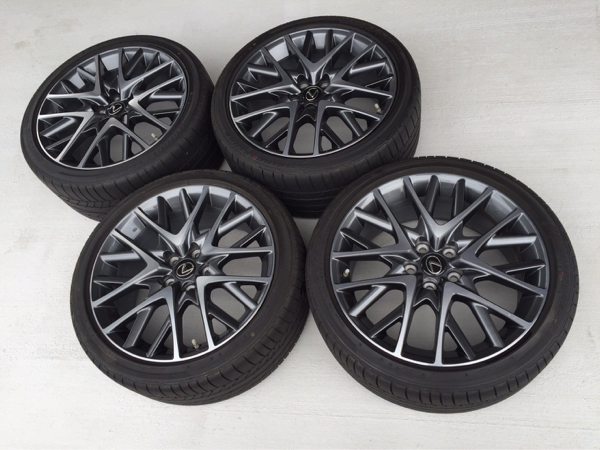 レクサスRC純正Fsports19インチ4本セット235/40 265/35 IS GS LS