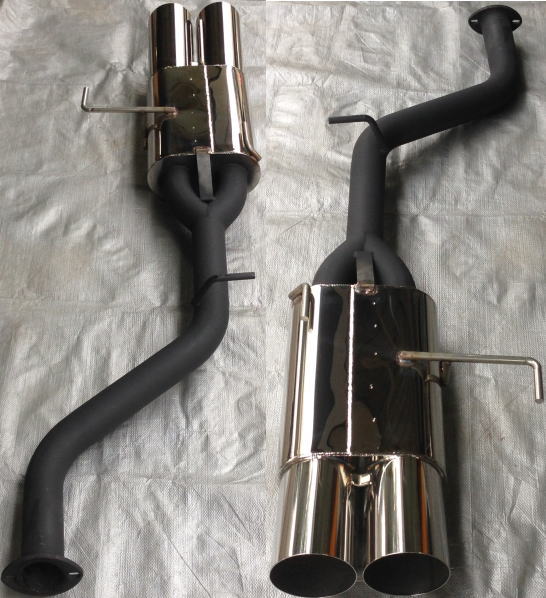 希少 未使用 旧車VIPCAR Y32セド・グロ用 100φタイコ付マフラー