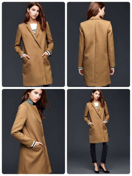 新品 GAPレディース チェスターコート M 上着 ジャケット GAP 