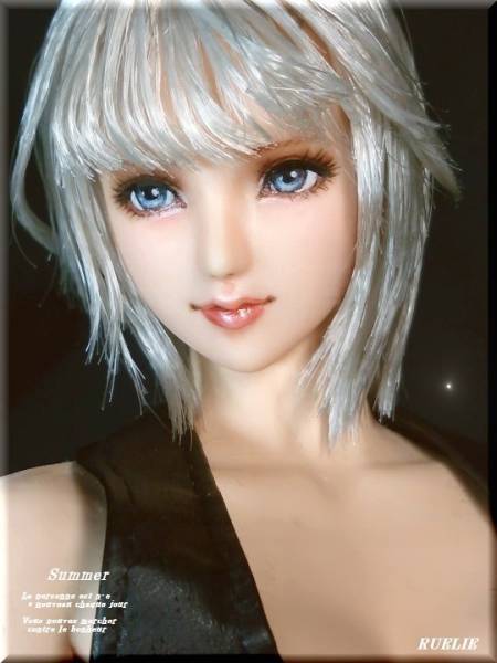 ●RUELIE●1/6カスタムドールヘッド●サマー　クールガール