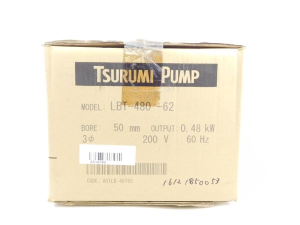 未使用 鶴見製作所 LBT-480-62 工事排水用 水中ポンプ K1986526 未使用