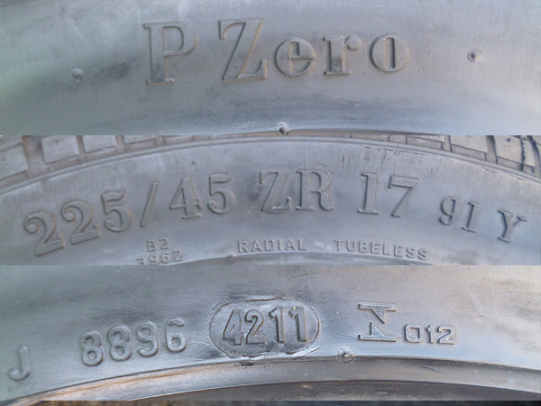 ピレリ PIRELLI PZERO Pゼロ 225/45ZR17 225/45-17×1本 PIRELLI