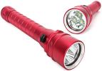 4000ルーメン 100m 3x CREE XML LED ダイビングライト 赤