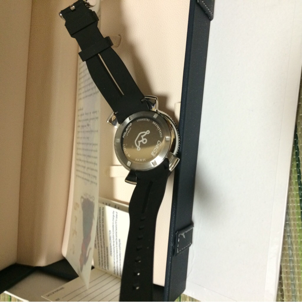 GAGA MIRANO48美品 クォーツ ダイバー クロノ シルバー