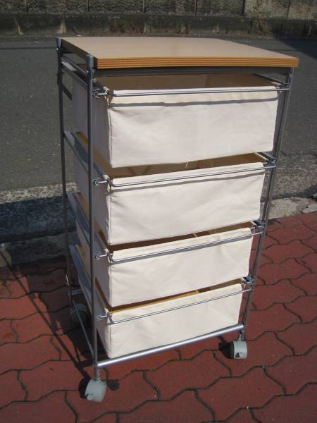 A31 無印良品 収納 引き出し ラック キャスター付き♪