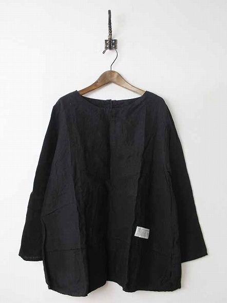 cheer チアー 札幌浅草 製品染めリネンフレアプルオーバー*長袖