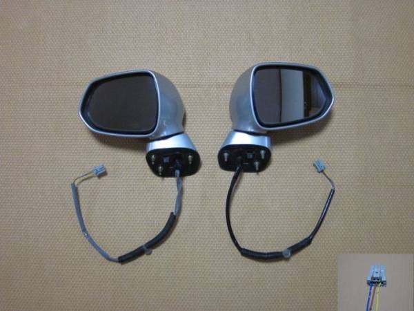 フィット GD1,GD2,GD3,GD4ドアミラー 左右セット シルバー_3