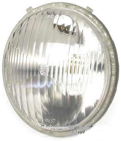 Vespa ベスパ ヘッドライト 0 1 イエロー 2 105mm 黄色 Headlight SIEM