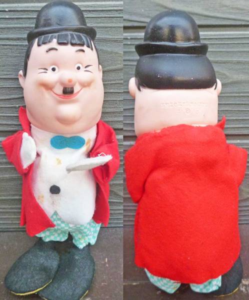 60s 日本製 ローレル＆ハーディー フィギュア ビンテージ 昭和 1