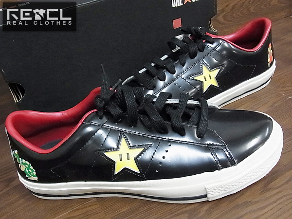 STAR ONE スニーカー コラボ 黒 スーパーマリオ 27.5 シューズ ワン 
