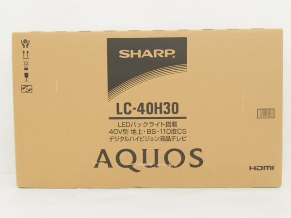 SHARP 液晶テレビ AQUOS 40V型 LC-40H30 未開封 ▽ 462AE-1 名 【公式