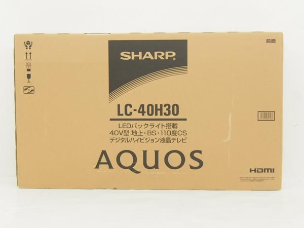 SHARP 液晶テレビ AQUOS 40V型 LC-40H30 未開封 ▽ 462AE-1 名 【公式