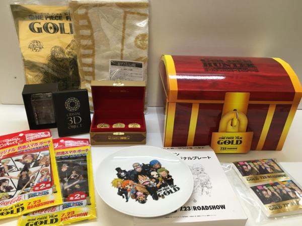 ☆ワンピース FILM GOLD キャンペーン等グッズセット 宝箱など