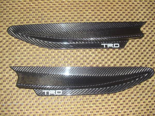 TRD フロントフェンダーエアロフィン カーボン製 86 BRZ ZN6 ZN6 trd