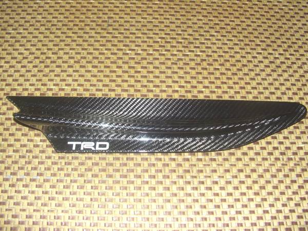 TRD フロントフェンダーエアロフィン カーボン製 86 BRZ ZN6 ZN6 trd
