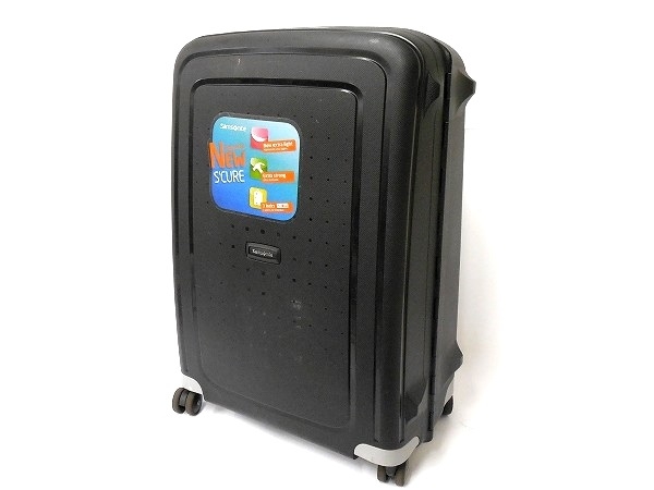 中古 サムソナイト スーツケース キャリー ブラック系 T2001762