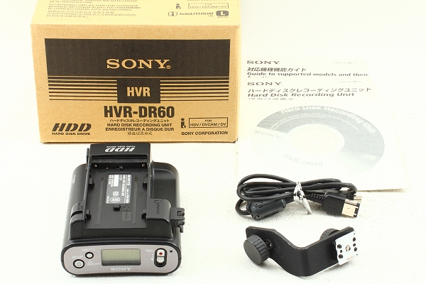 極美品 SONY HVR-DR60 HDV レコーディングユニット 元箱 @2440 SONY