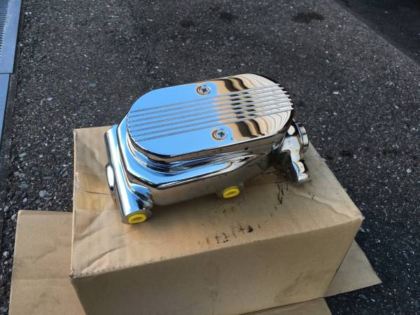 アメ車　マスターシリンダー　クローム　径１インチ　未使用新品