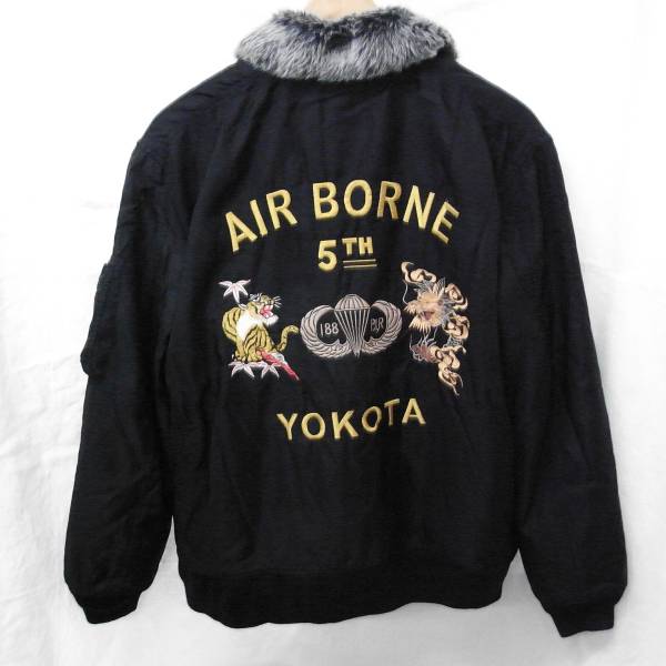 HOUSTON B‐15 D フライトジャケット ヒューストン 刺繍 横田