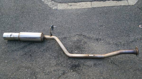 エルグランド E51 前期 砲弾マフラー ステンレス　