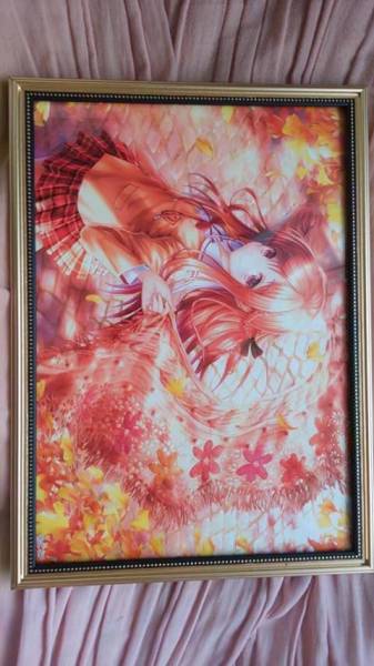 非売品・ごとＰ・Ａ４サイズ・イラストボード・額装済み