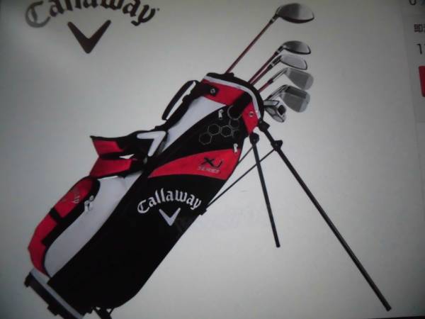 新品☆Callaway☆XJ ジュニアゴルフセット☆ 8～12才☆右