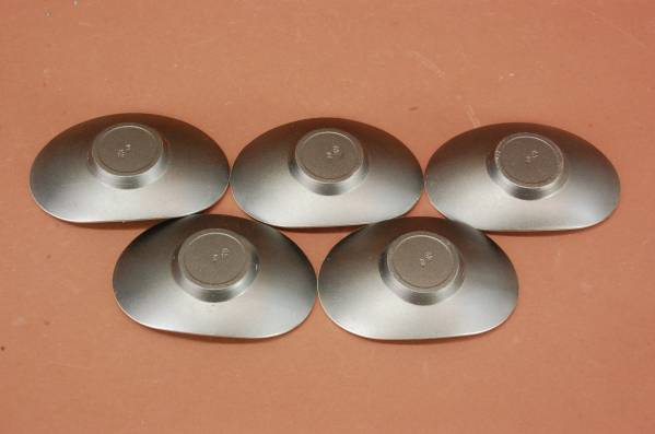 純錫製 茶托〉煎茶道具 昇峰作 5客セット : 〈純 煎茶道具 純