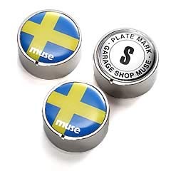 北欧スウェーデン ナンバープレートマーク ボルボ PM-005