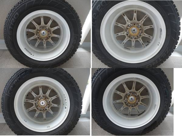 中古売切り ホイール＋スタッドレス 195/65R15 6J 5穴 114.3