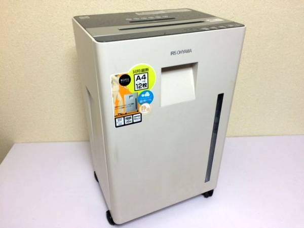 アイリスオーヤマ オフィスシュレッダー SH12H CD/DVD可 A4