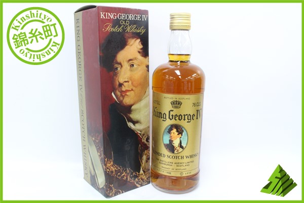◇注目! キングジョージ 4世 760ml 43度 スコッチ 箱付 BG