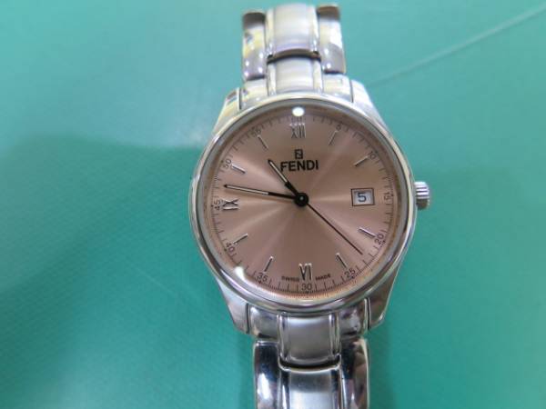 210G FENDI フェンディ FENDI⁄フェンディ シルバー サーモンピンク 