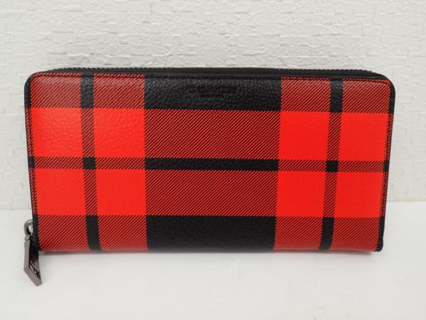 未使用訳あり品　コーチ　ラウンドファスナー　長財布