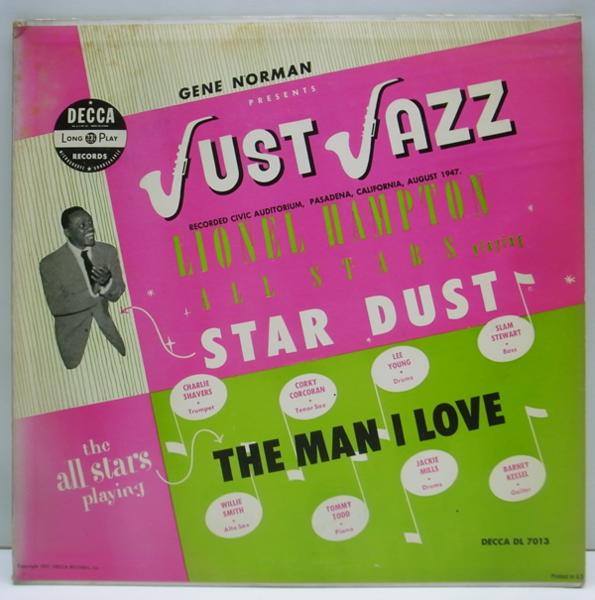 名演STAR DUST!! 10 FLAT Orig. LIONEL HAMPTON Just Jazz レア!