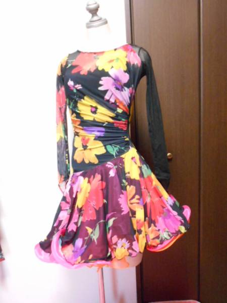 TAKA　DANCE　カラフル★パワネットラテンドレスワンピース