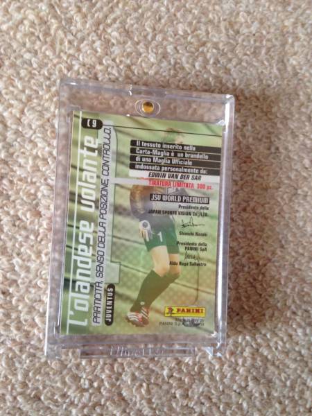 PANINIカルチョ2001 ファンデルサール ジャージカード