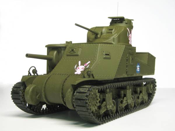 【完成品】タミヤ1/35 M3中戦車リー(GuPウサギさんチーム仕様)