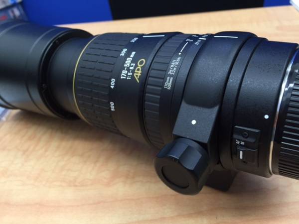 超望遠レンズSIGMA シグマ AF 170-500mm F5-6.3 APO Canon *6613