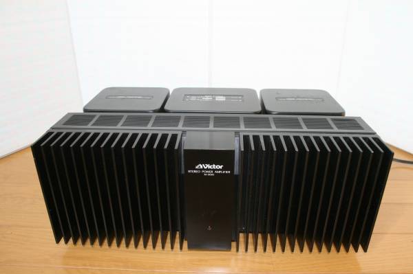ビクター ステレオパワーアンプ M-3030 完動品 名機 ジャンク品victor