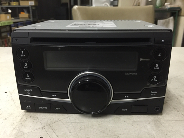 デリカD5 純正CDデッキ 新車外しハーネス付 GCW315 三菱デリカD5