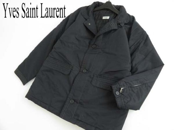 伊製▲イヴサンローラン メンズ ナイロンジャケット ブラック