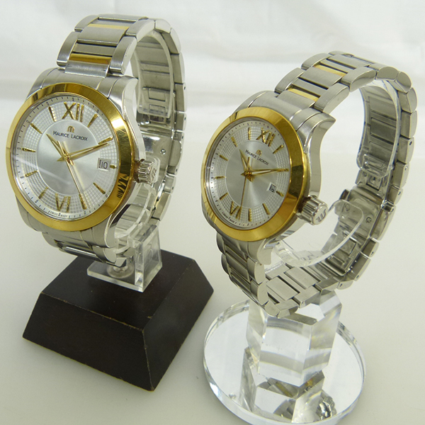 モーリスラクロア☆ペア☆クオーツ☆中古品(W5861A)